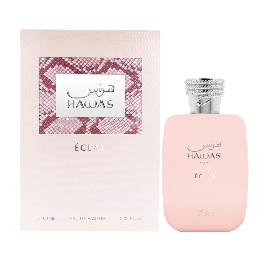 Rasasi Hawas Eclat Eau De Parfum Spray for Women, 3.4 oz (100 mL)