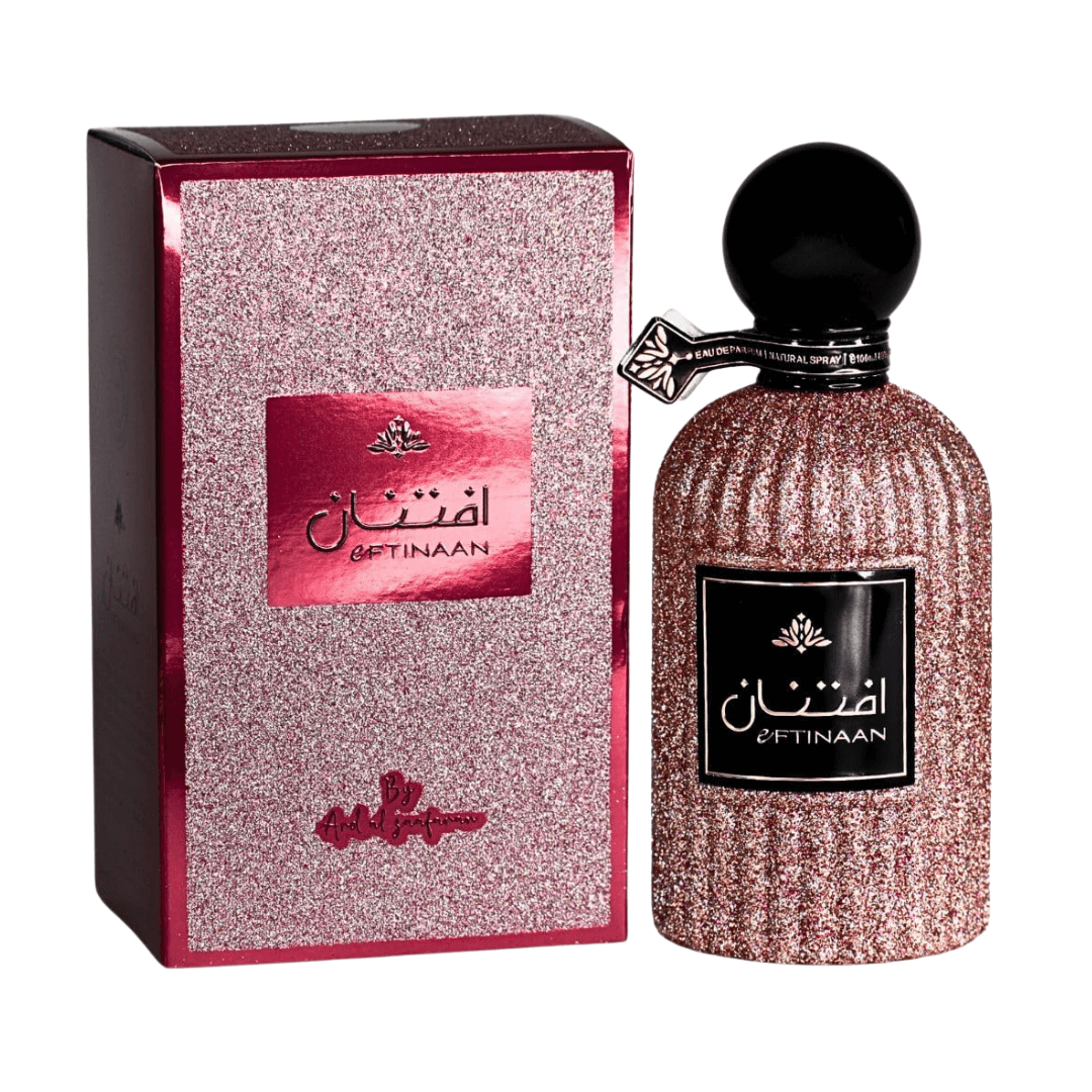 Ard Al Zaafaran Aftinaan Eau De Parfum Spray 3.4 oz (100 mL) perfume bottle with packaging