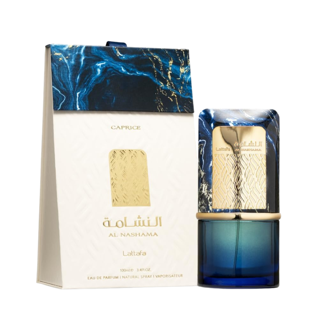Lattafa Al Nashama Caprice Eau De Parfum Spray for Unisex, 3.4 oz (100 mL)