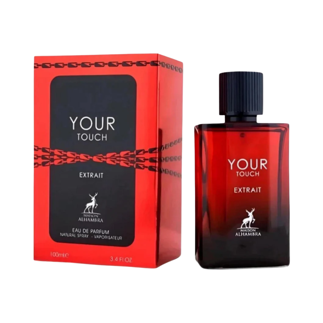 Maison Alhambra Your Touch Extrait De Parfum Spray for Unisex, 3.4 oz (100 mL)