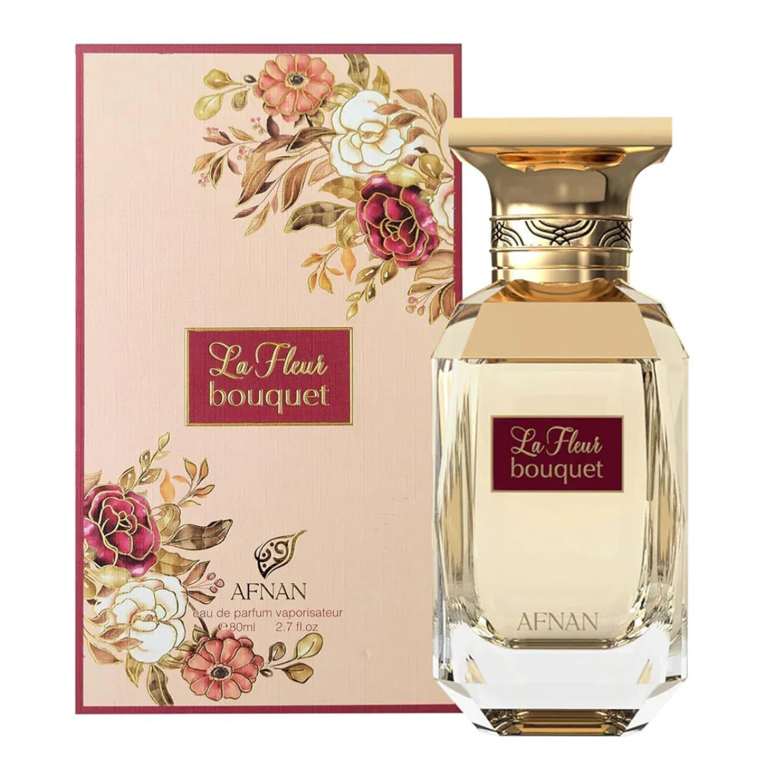 Afnan La Fleur Bouquet Eau De Parfum Spray for Women, 2.7 oz (80 mL)