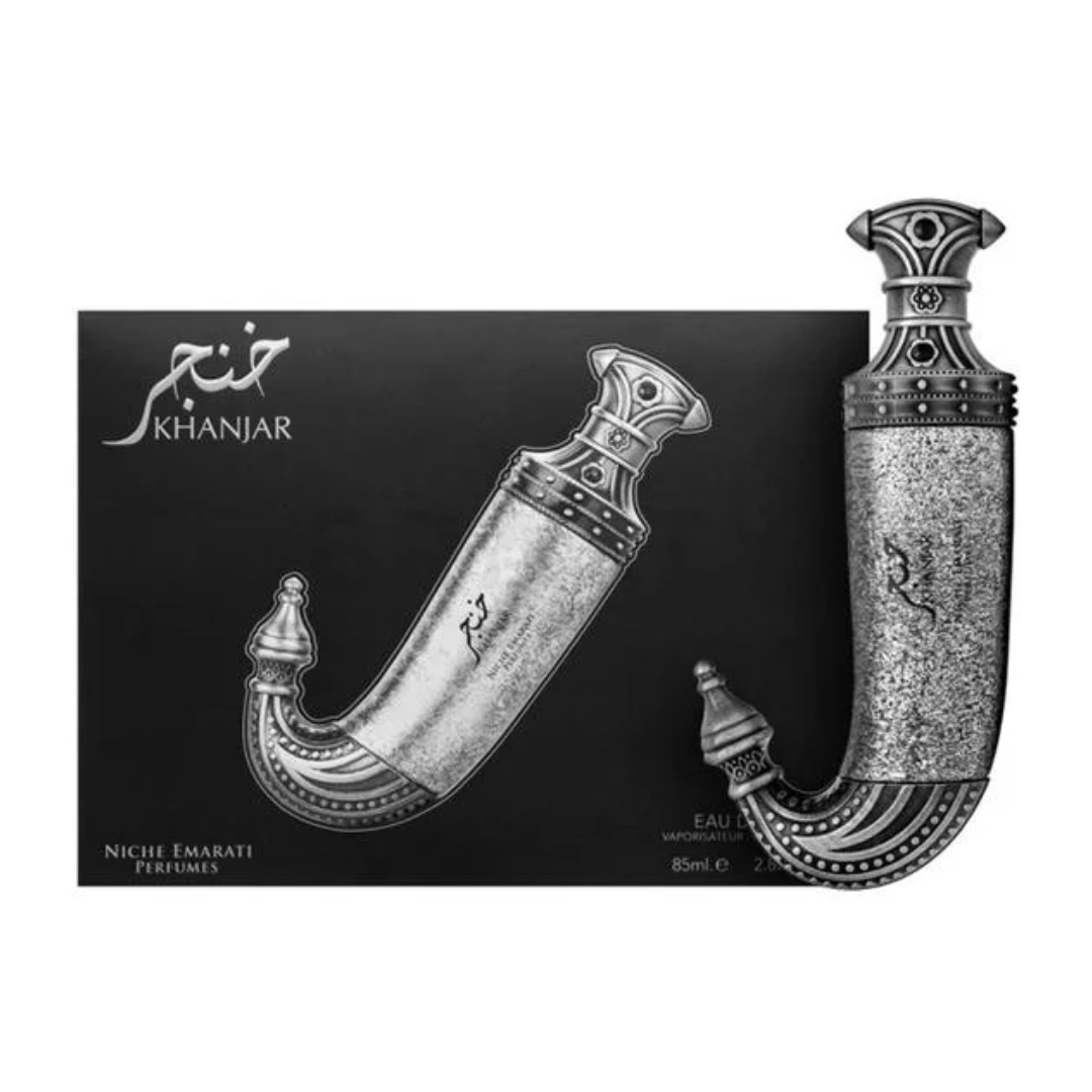 Lattafa Niche Emarati Khanjar Eau De Parfum Spray for Unisex, 3.4 oz (100 mL)