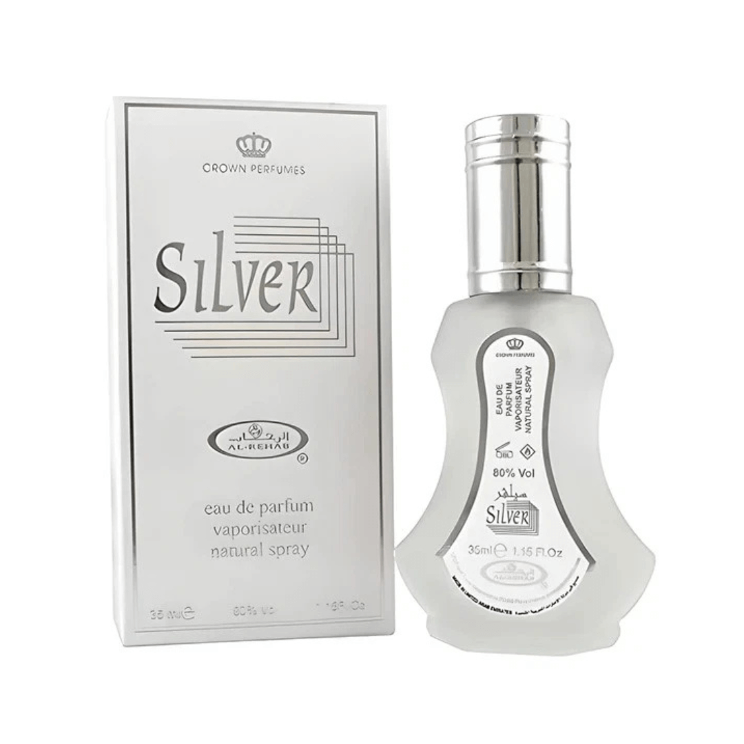 Al Rehab Silver Eau De Parfum Spray 35 mL (12 pcs Dozen Pack)