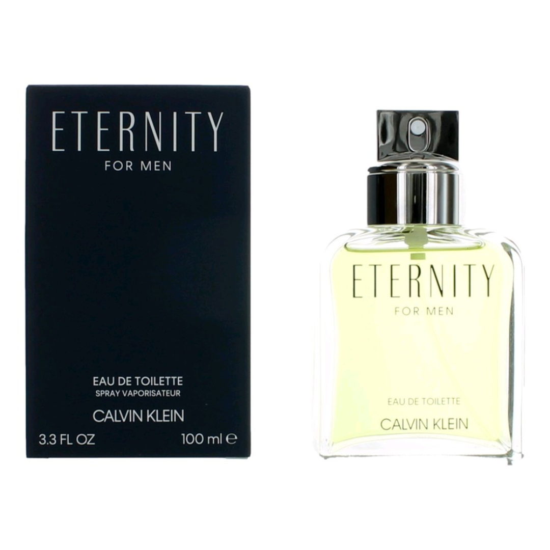 Calvin Klein Eternity Eau De Toilette Spray for Men, 3.3 oz (100 mL)