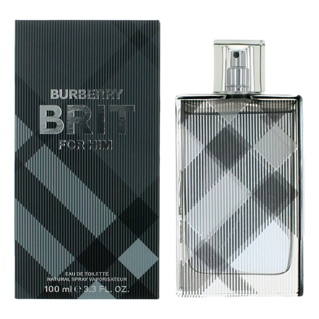 Burberry Brit Eau De Toilette Spray for Men, 3.3 oz (100 mL)