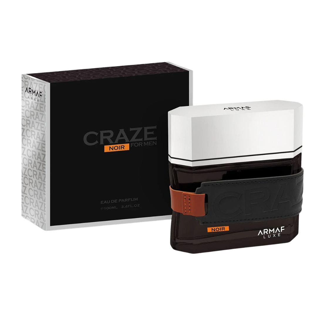 Armaf Craze Noir Eau De Parfum Spray for Men 3.4 oz (100 mL)