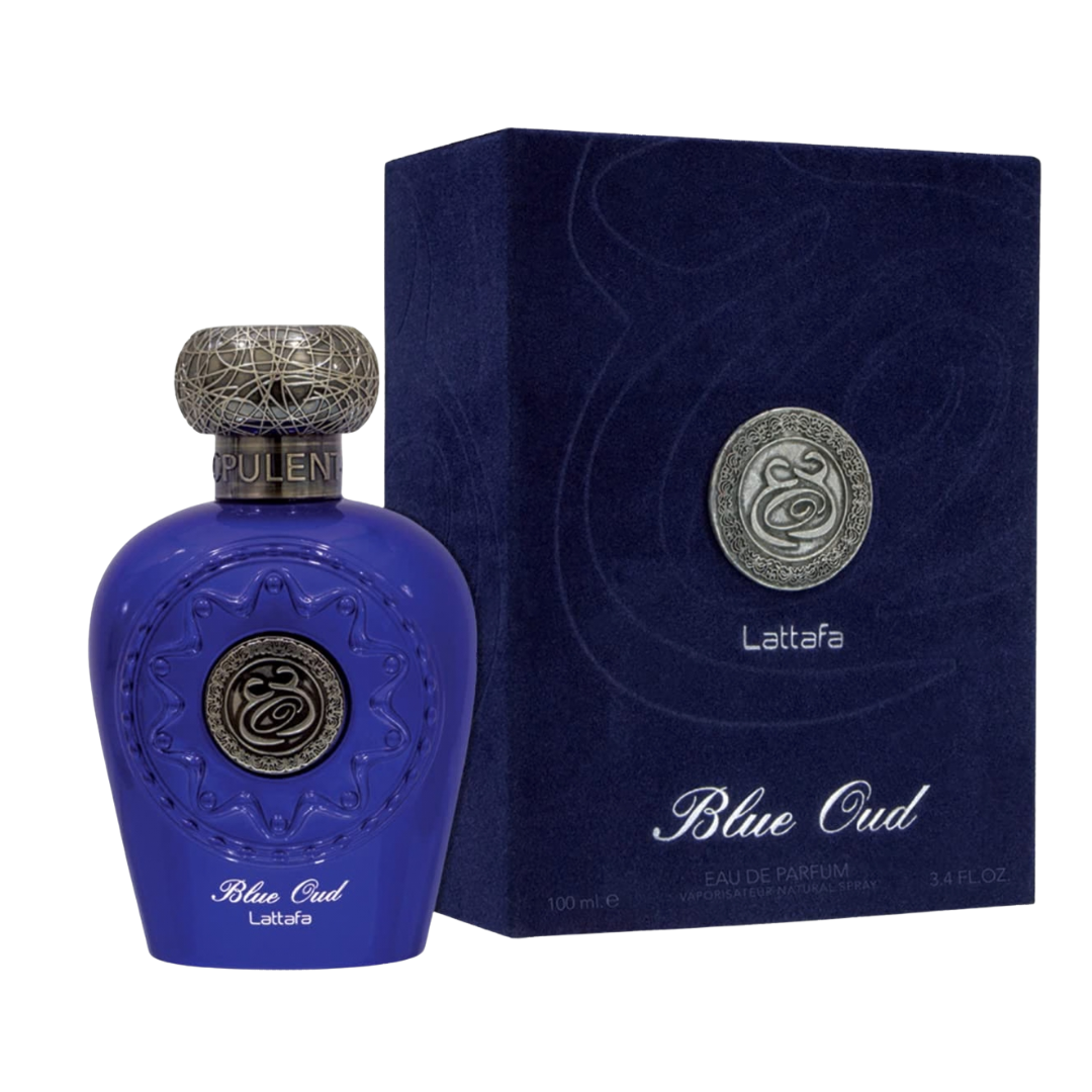 Lattafa Blue Oud Eau De Parfum Spray 3.4 oz (100 mL) Unisex