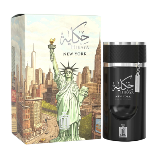 Hikaya New York Eau De Parfum Spray for Unisex, 3.4 oz (100 mL)