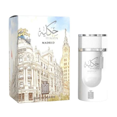 Hikaya Madrid Eau De Parfum Spray for Unisex, 3.4 oz (100 mL)