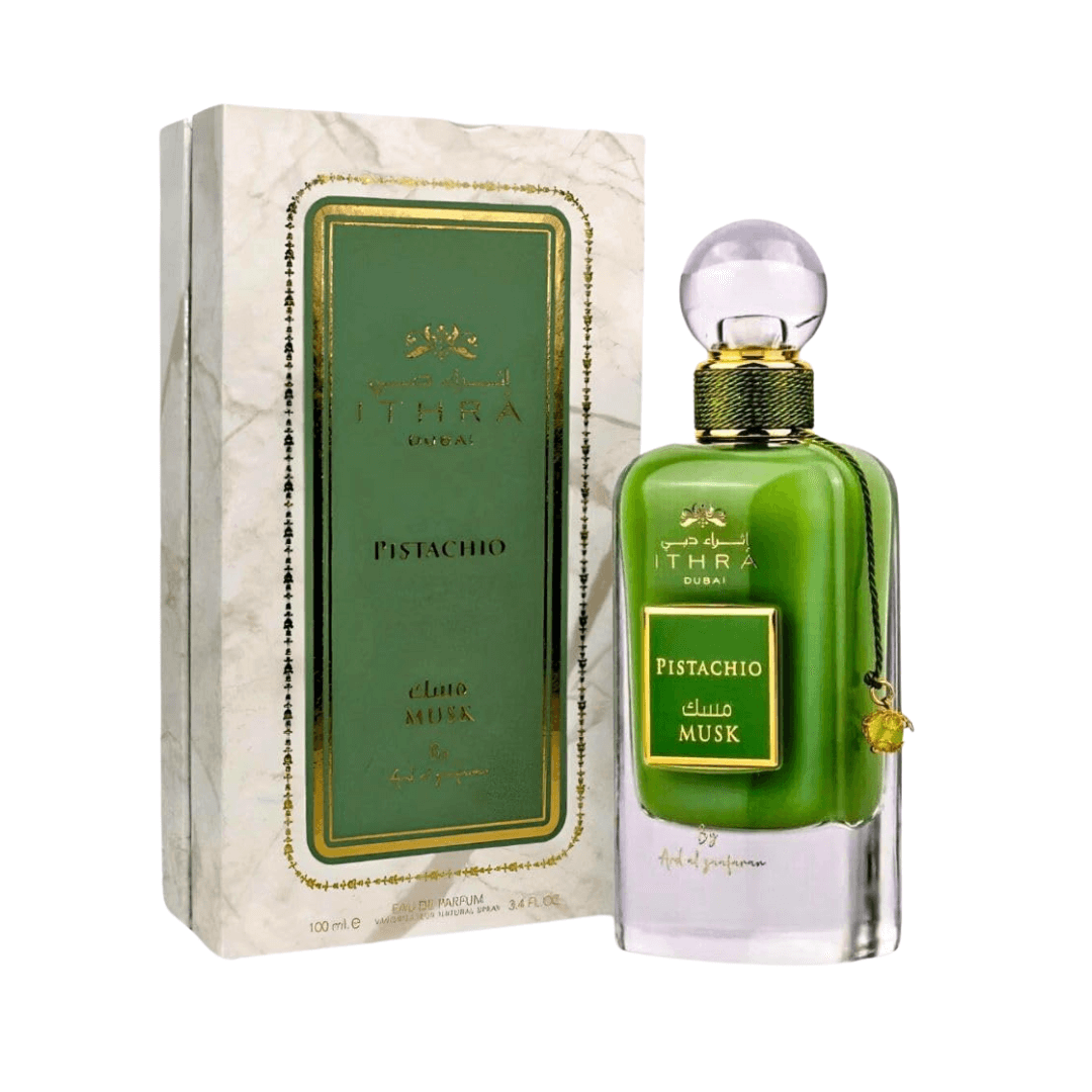 Ard Al Zaafaran Ithra Dubai Pistachio Musk EDP 100 mL / 3.4 oz wholesale fragrance - Bulk Depot LLC