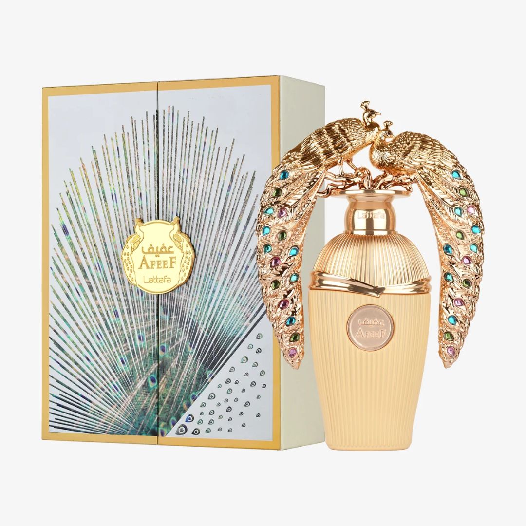 Lattafa Afeef Eau De Parfum Spray for Unisex, 3.4 oz (100 mL)