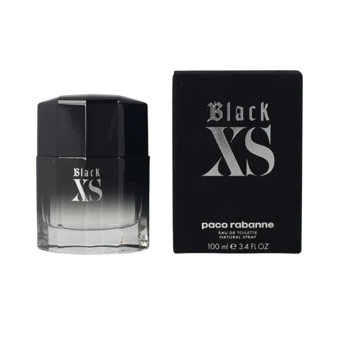 Paco Rabanne Black Xs Eau De Toilette Spray for Men 3.3 oz bottle