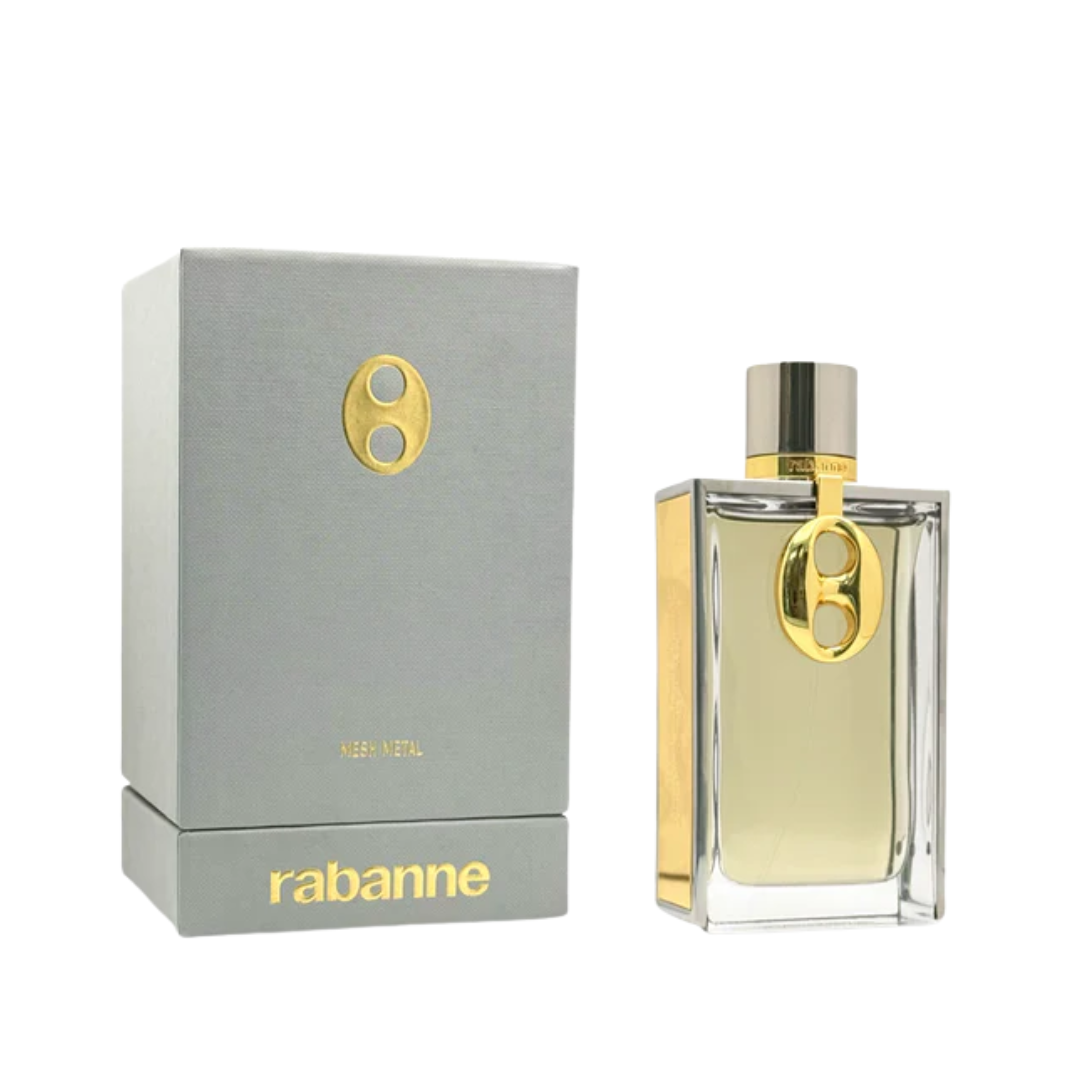 Paco Rabanne Mesh Metal Eau De Parfum Spray 4.2 oz bottle