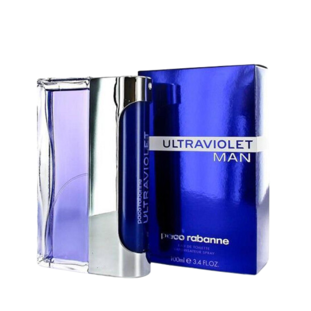 Paco Rabanne Ultraviolet Man Eau De Toilette for Men 3.4 oz bottle