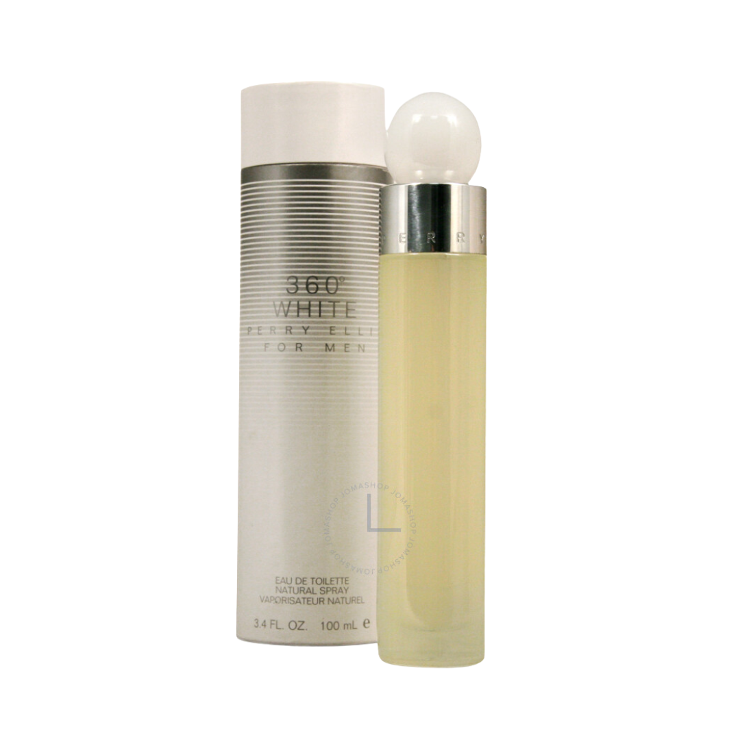 Perry Ellis 360° White Eau De Toilette Spray for Men 3.4 oz bottle