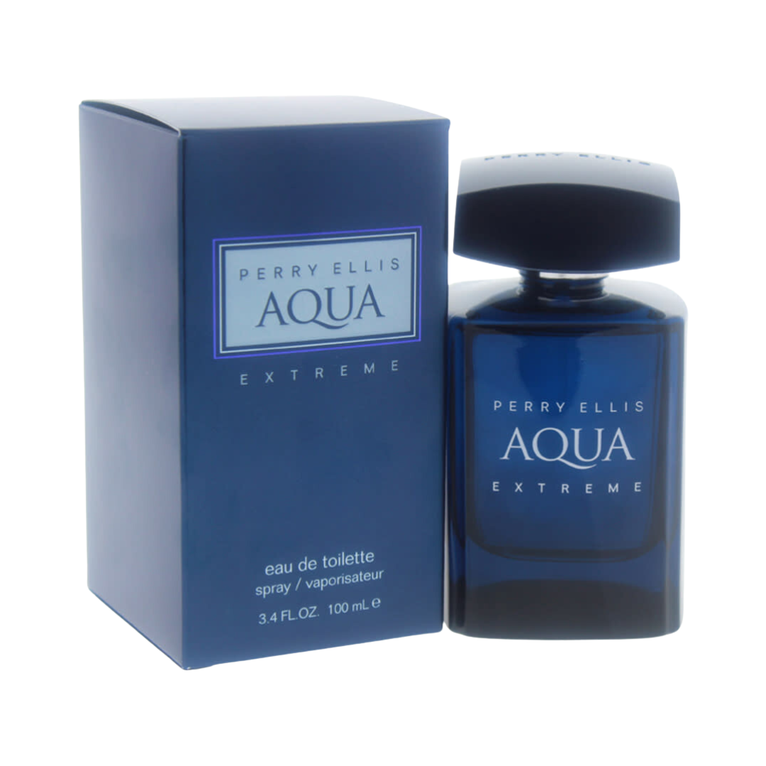 Perry Ellis Aqua Extreme Eau De Toilette 3.4 oz refreshing aquatic scent.