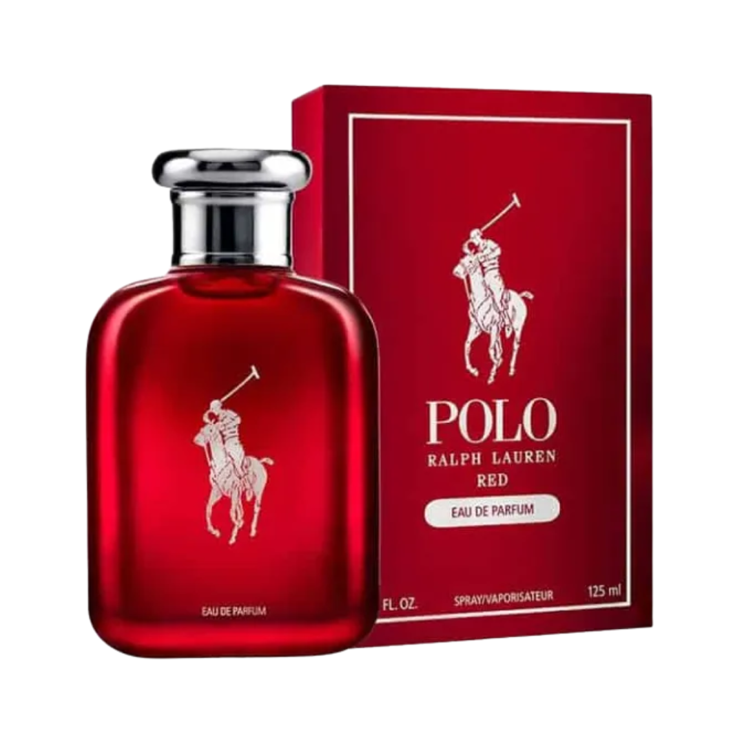 Ralph Lauren Polo Red Eau de Toilette 4.2 oz for men, woody spicy fragrance