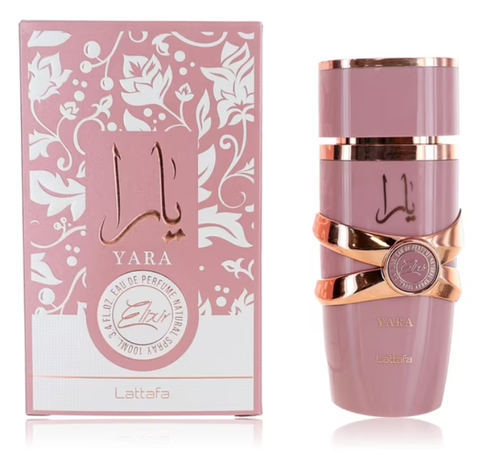 Lattafa Yara Elixir Eau De Parfum Spray for Women, 3.4 oz (100 mL)
