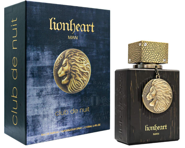 Armaf LionHeart Eau De Parfum Spray for Men, 3.4 oz (100 mL)