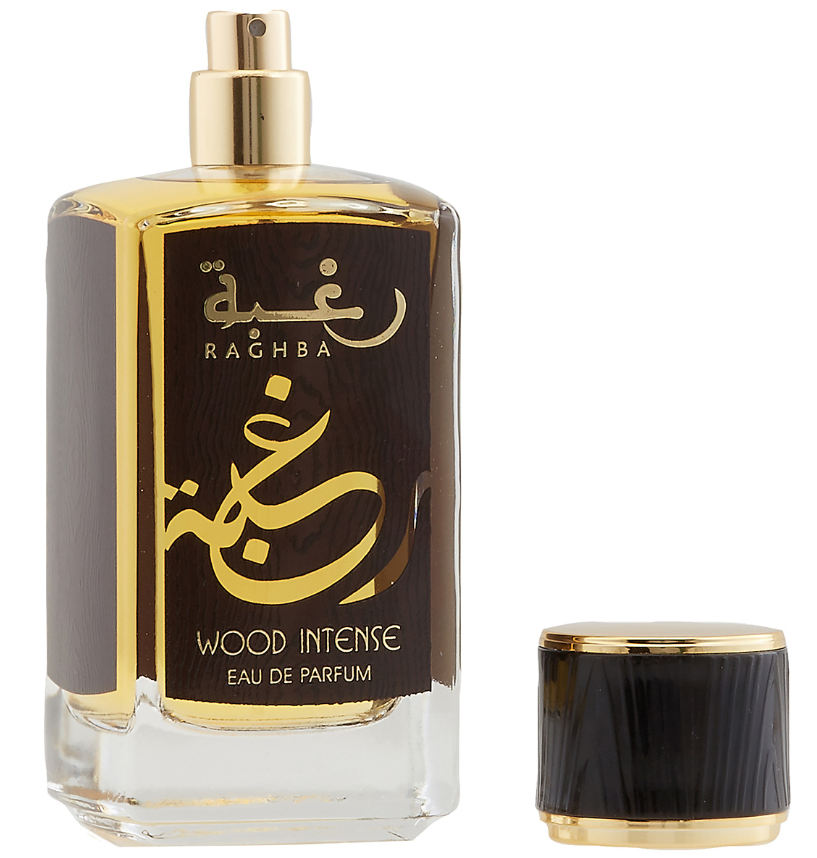 Lattafa Raghba Wood Intense Eau De Parfum Spray for Unisex, 3.4 oz (100 mL)