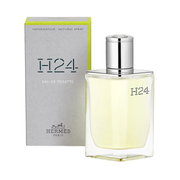 "Hermès H24 Eau De Toilette Spray, 3.4 oz for men, aromatic green fragrance"