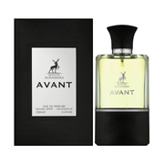 Maison Alhambra Avant Eau De Parfum Spray, 3.4 fl oz (100 mL) perfume bottle and packaging
