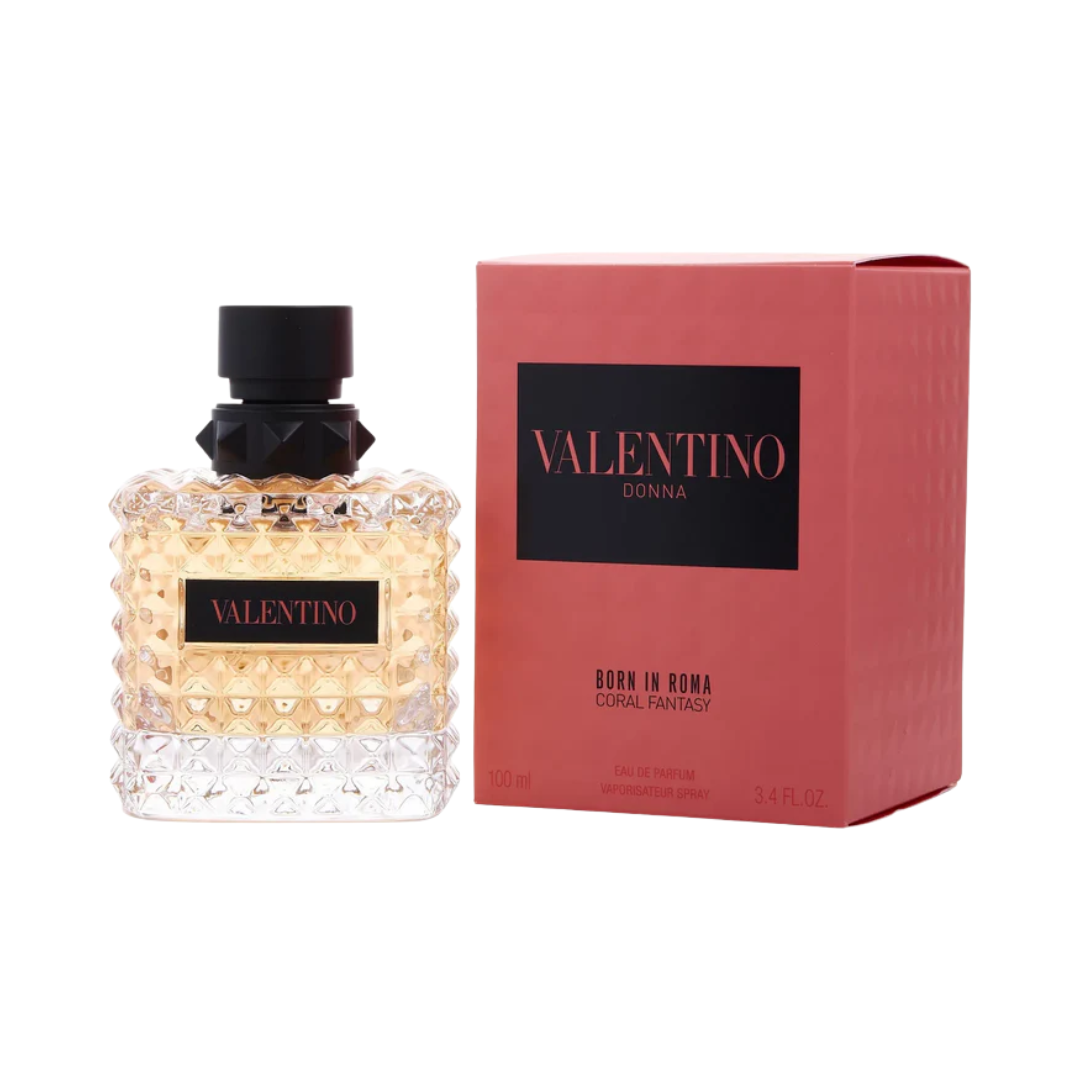 Valentino Donna Born In Roma Coral Fantasy Eau de Parfum 3.4 oz for women, floral fruity scent