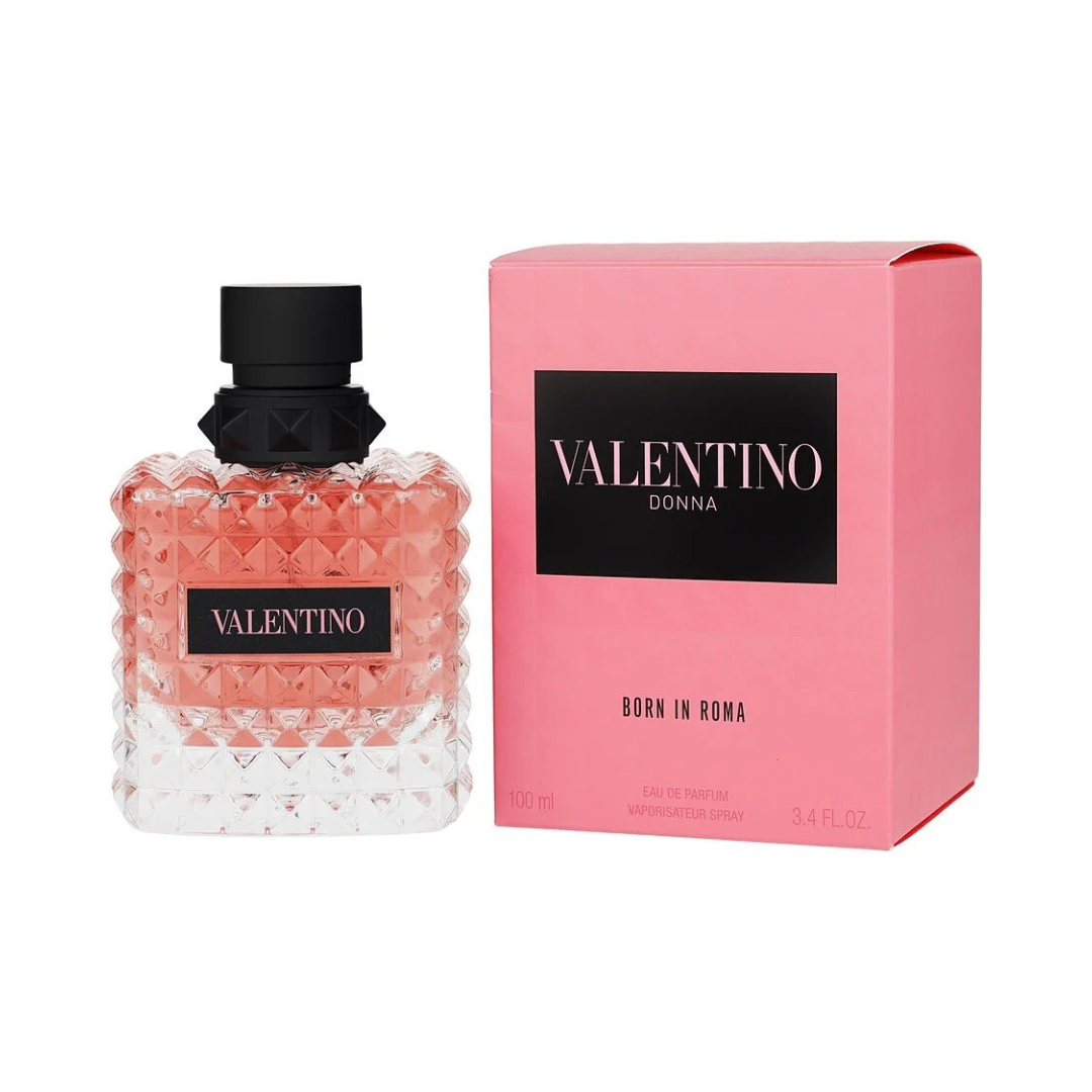 Valentino Donna Born In Roma Eau de Parfum 3.4 oz for women, amber floral scent