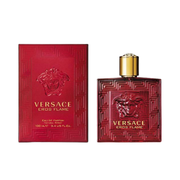 Versace Eros Flame Eau de Parfum 3.4 oz for men, vibrant citrus and woody scent