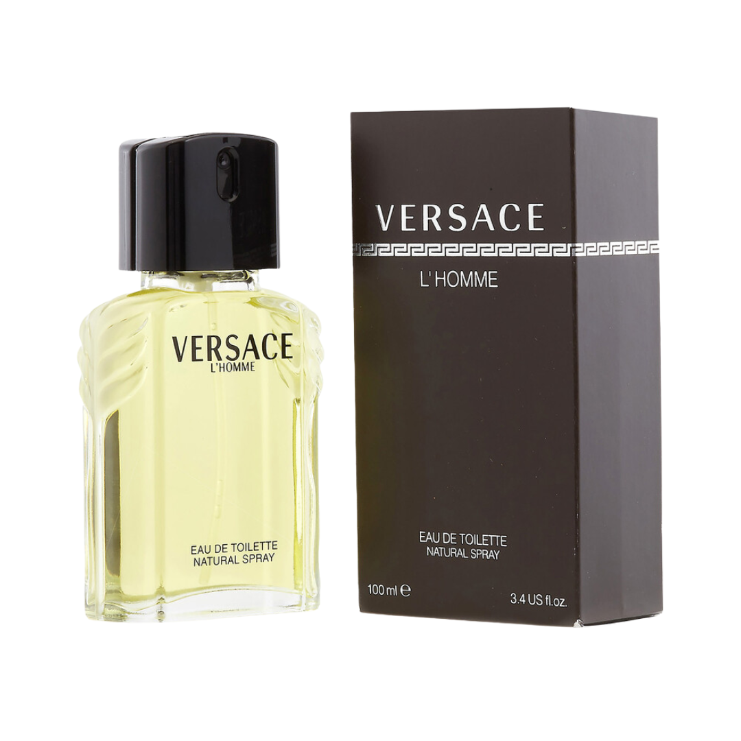 Versace L'Homme Eau De Toilette 3.3 oz, woody chypre men's fragrance