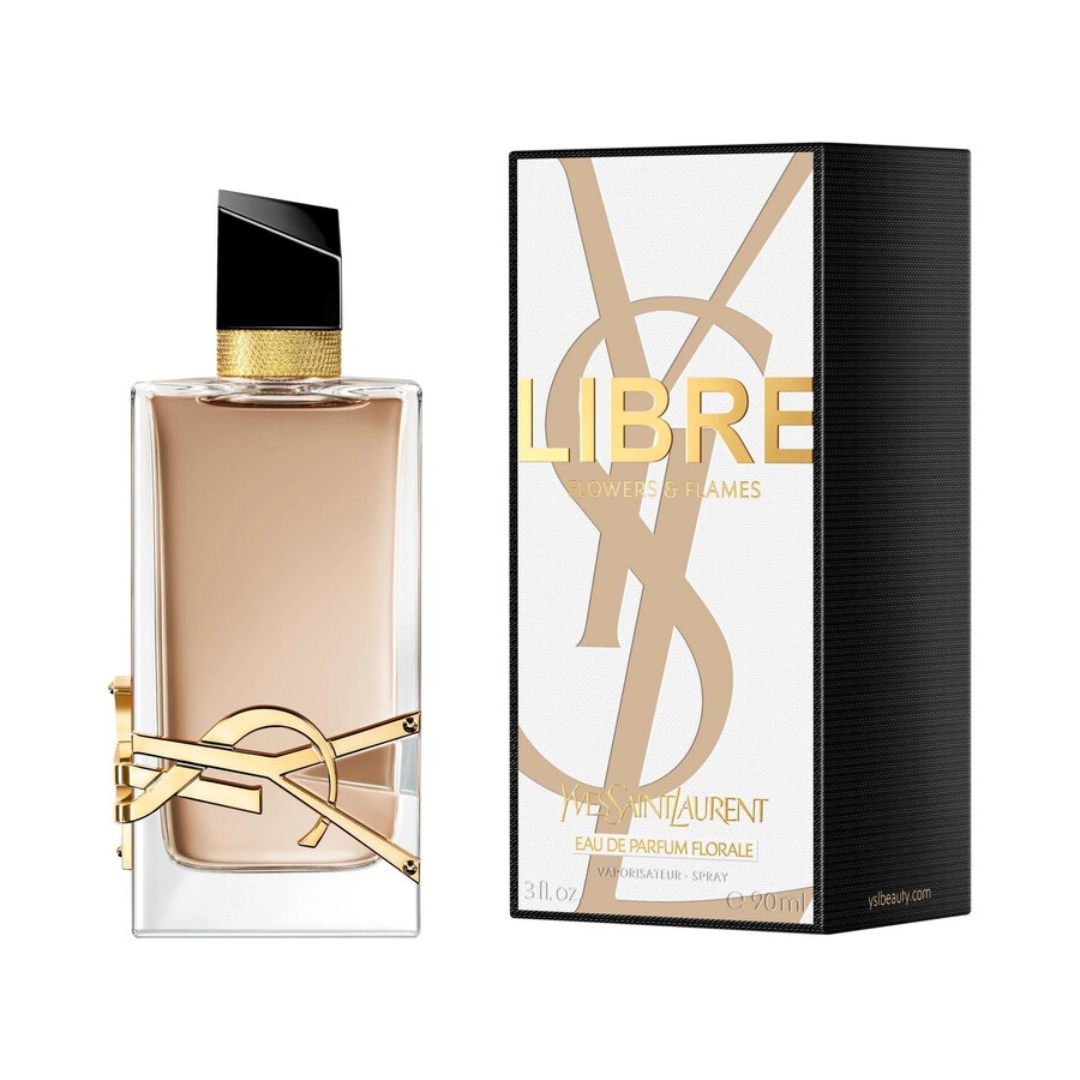 Yves Saint Laurent Libre Flowers & Flames Eau De Parfum 100 mL bottle