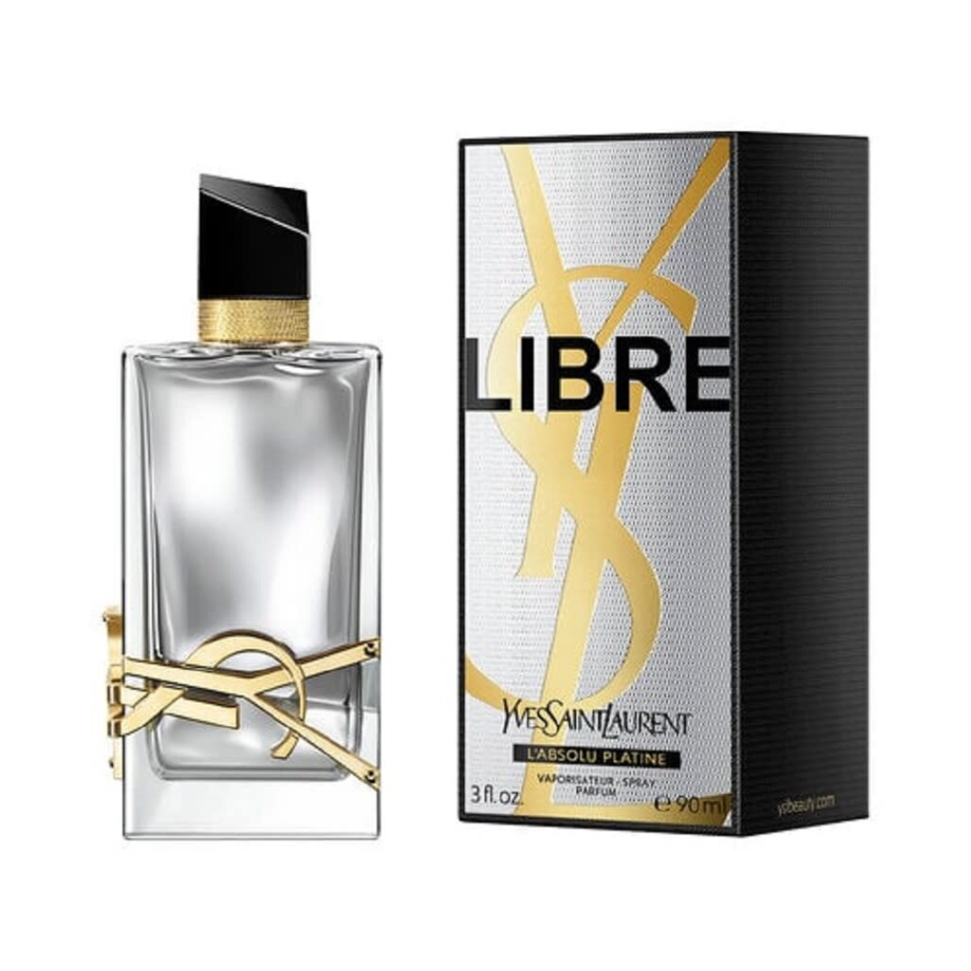 Yves Saint Laurent Libre L'Absolu Platine Parfum 3.0 oz bottle.