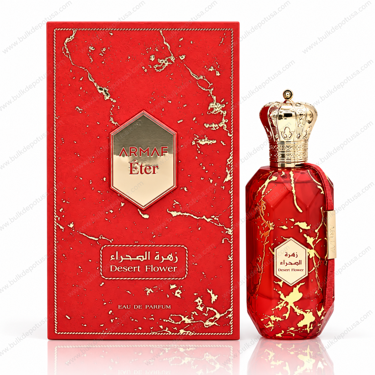 Armaf Eter Desert Flower EDP for Women 100 mL / 3.4 oz packaging and bottle design