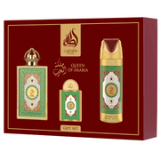 Lattafa Pride Queen of Arabia Gift Set – EDP 100 mL + Perfume 200 mL wholesale fragrance - Bulk Depot LLC