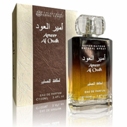 Lattafa Ameer Al Oudh Eau de Parfum 3.4 oz 100 mL bottle and box