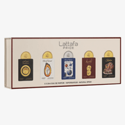 Lattafa Pride 5×20 mL Gift Set EDP – Unisex Mini Collection wholesale fragrance - Bulk Depot LLC