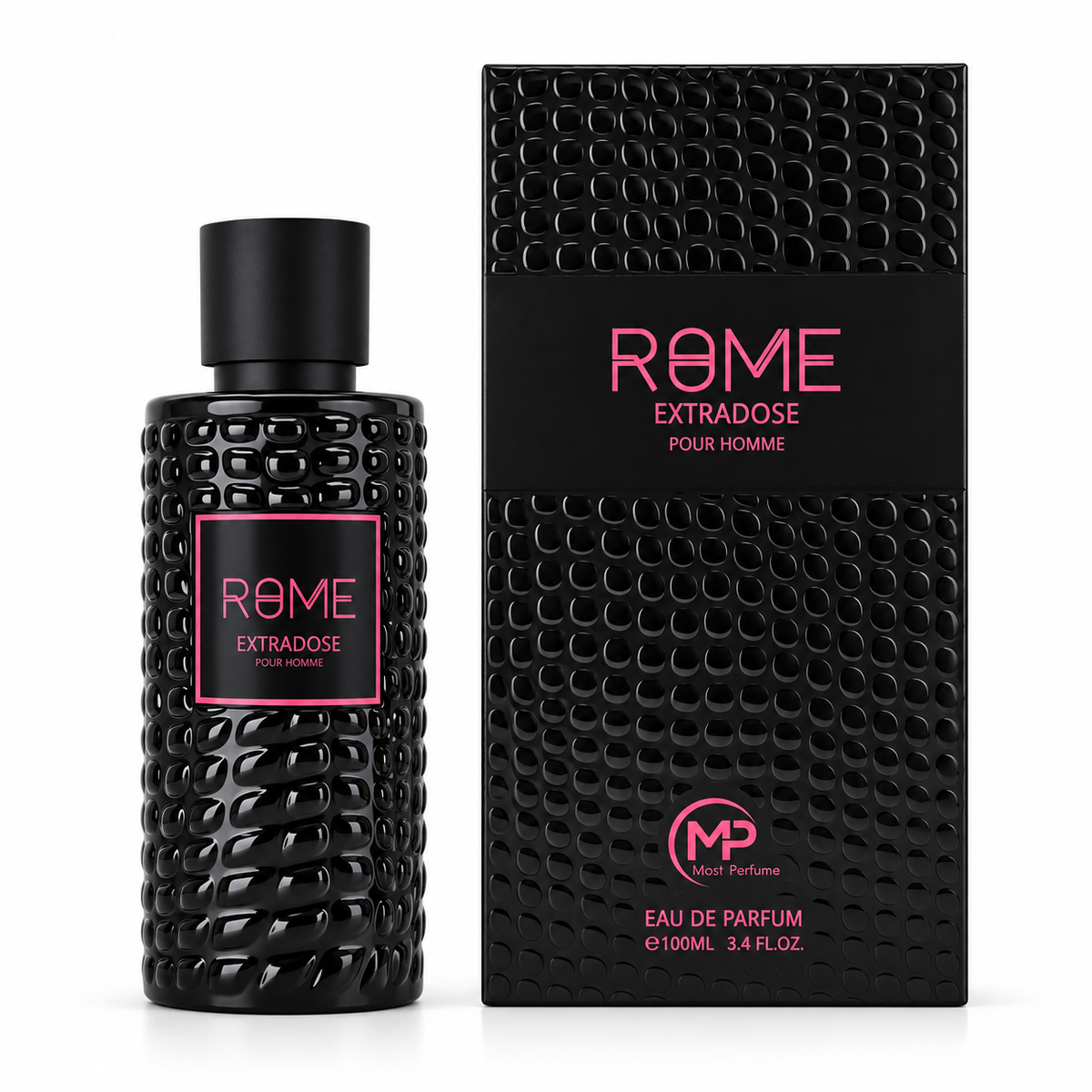 Mad Parfums Rome Extradose Eau de Parfum for Men 3.4 oz 100 mL bottle and box