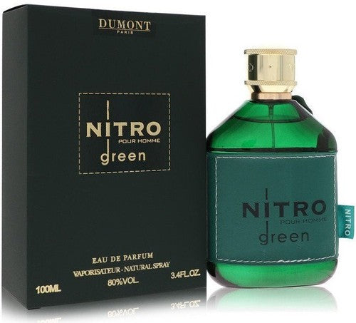 Dumont Nitro Green Eau de Parfum Spray 100ml / 3.4 oz for Men